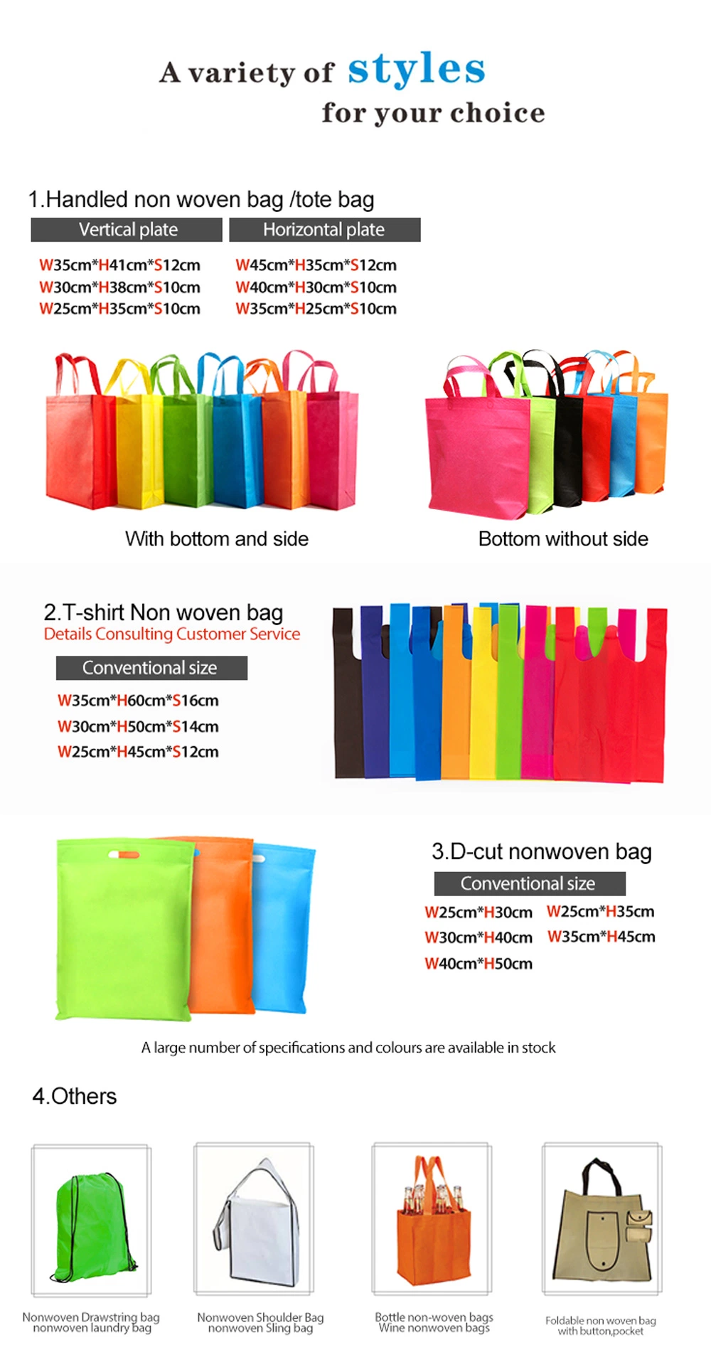Custom Logo Printed Cheap Reusable Shopping Packaging Non-Woven PP Carry Bag Non Woven Bag Eco Friendly Tote Bag Custom Logo