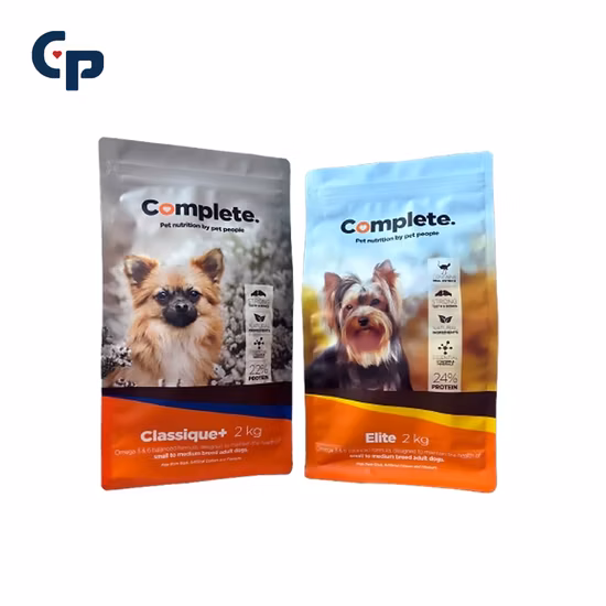 Aluminum Foil Matte Glossy Printing Eco Friendly Recycable Pet Dog Cat Snacks Treat Coffee Tea Flat Bottom Zipper Food Plastic Packaging Stand up Pouch Bag