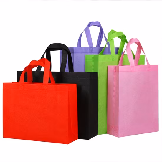 Custom Logo Reusable Eco Friendly Fabric Non Woven Shopping Bag