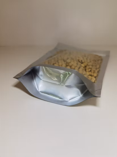 Customizable Translucent with Zipper Plastic Aluminum Foil Food Packaging Bag