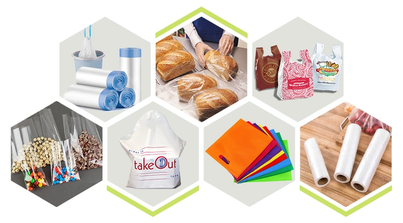China Supplier Eco Friendly Biodegradable Plastic Trash Bags with High Quanlity