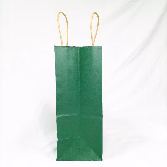 2021 Newly Designed Christmas Brown Kraft Paper Gift Bags for Party/Tea/Shoes/Clothes/Cake